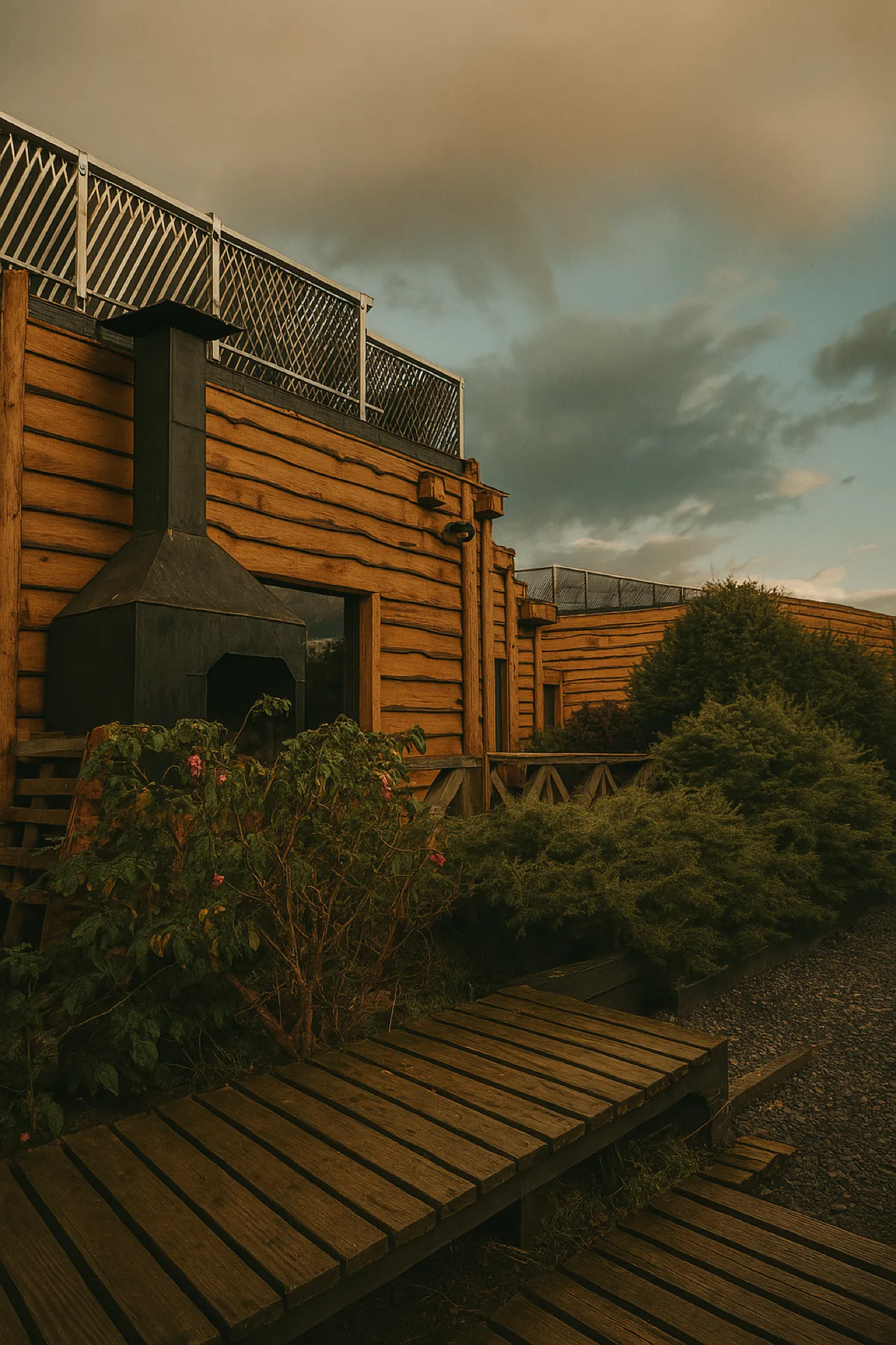 Martín Pescador Cabin Facade